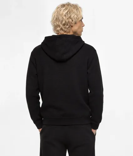 Sweat À Capuche À Fermeture Zippée En Maille Gaufrée, , , Taille: Xs - KL Jeans - Modalova
