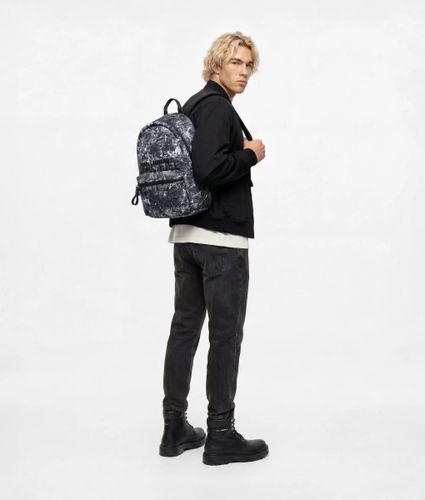 Sac À Dos En Nylon À Imprimé Graffiti, , , Taille: One Size - KL Jeans - Modalova