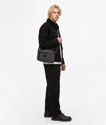 Sac À Bandoulière En Cuir Technique Enduit, , , Taille: One Size - KL Jeans - Modalova