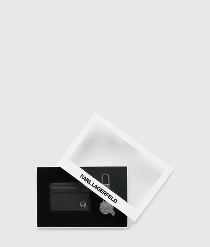 Ensemble Cadeau Porte-cartes Et Porte-clés Ikon, , , Taille: One Size - Karl Lagerfeld - Modalova