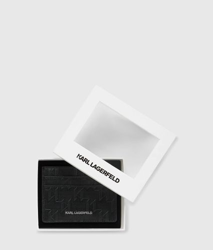 Porte-cartes K/monogram Perforé, , , Taille: One Size - Karl Lagerfeld - Modalova