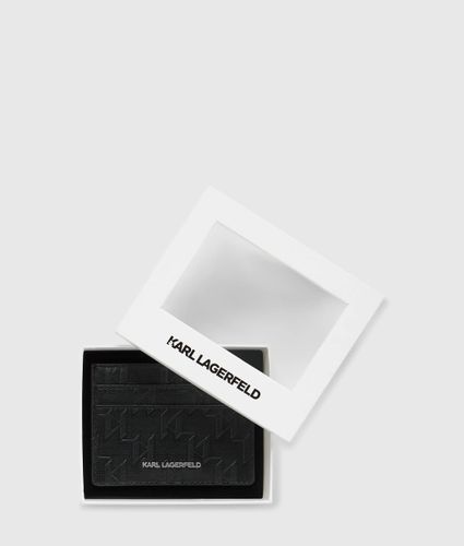 Porte-cartes K/monogram Perforé, , , Taille: One Size - Karl Lagerfeld - Modalova