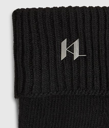 Gants Tricotés K/monogram, , , Taille: One Size - Karl Lagerfeld - Modalova