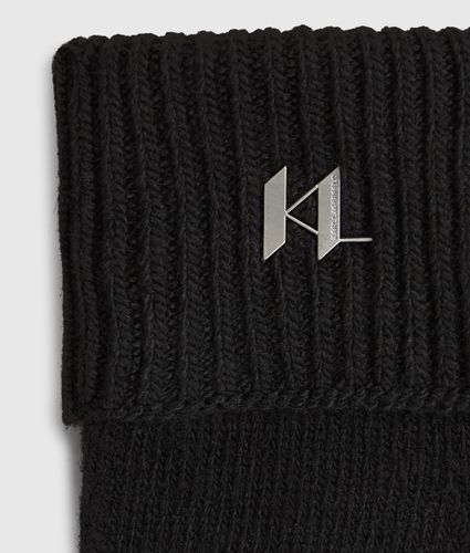 Gants Tricotés K/monogram, , , Taille: One Size - Karl Lagerfeld - Modalova