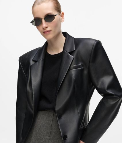 Blazer Oversize En Simili-cuir, , , Taille: 38 - Karl Lagerfeld - Modalova