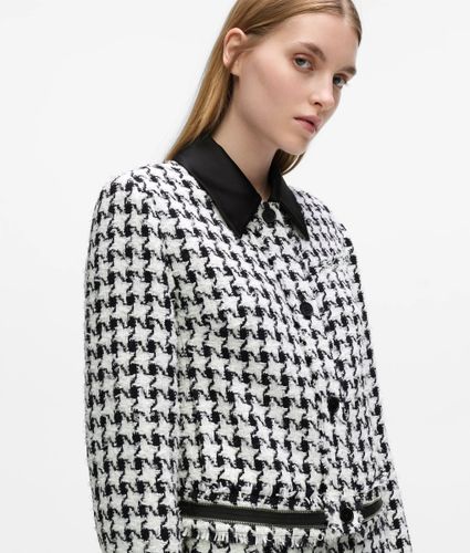 Veste En Bouclé Pied--poule, , --, Taille: 38 - Karl Lagerfeld - Modalova