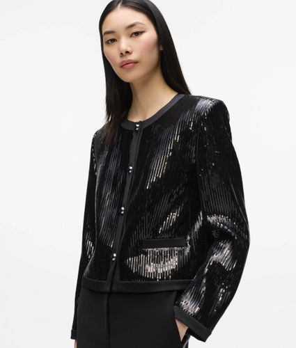 Veste À Sequins, , , Taille: 38 - Karl Lagerfeld - Modalova