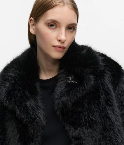 Manteau Long Transformable En Fausse Fourrure, , , Taille: 38 - Karl Lagerfeld - Modalova