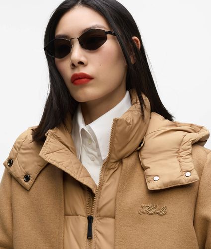Doudoune Longue Ceinturée, , , Taille: L - Karl Lagerfeld - Modalova