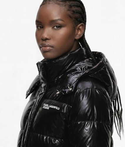 Longue Veste Matelassée Brillante, , , Taille: Xs - KL Jeans - Modalova