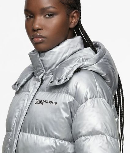 Veste Cropped Matelassée Brillante, , , Taille: Xs - KL Jeans - Modalova