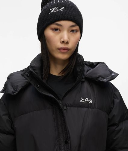 Doudoune Mi-longue Cintrée, , , Taille: Xs - Karl Lagerfeld - Modalova