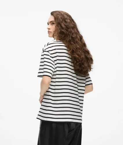 T-shirt À Rayures Choupette Muse Ikon, , , Taille: Xs - Karl Lagerfeld - Modalova