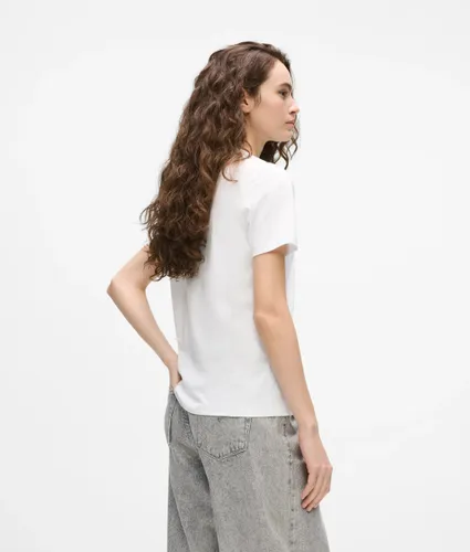 T-shirt Exclusif Autograph Avec Bouton, , , Taille: Xs - Karl Lagerfeld - Modalova