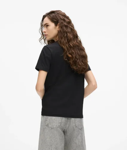 T-shirt Exclusif Autograph Avec Bouton, , , Taille: Xs - Karl Lagerfeld - Modalova