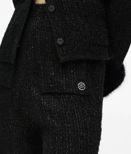 Pantalon En Maille Bouclée, , , Taille: Xs - Karl Lagerfeld - Modalova
