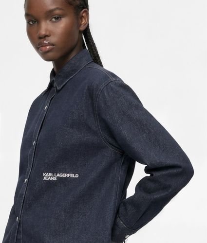 Chemise En Denim Pailleté Boxy, , , Taille: Xs - KL Jeans - Modalova