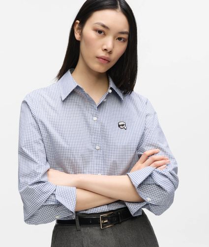 Chemise À Carreaux Ikon, , , Taille: 38 - Karl Lagerfeld - Modalova