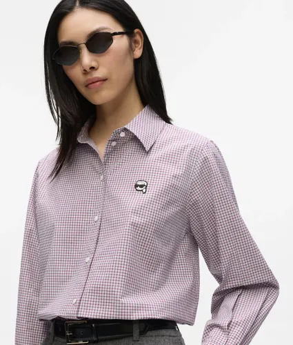 Chemise À Carreaux Ikon, , , Taille: 38 - Karl Lagerfeld - Modalova