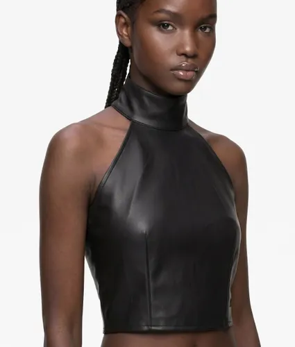 Haut À Encolure En Simili-cuir, , , Taille: Xs - KL Jeans - Modalova