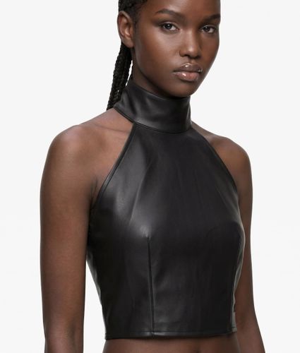 Haut À Encolure En Simili-cuir, , , Taille: Xs - KL Jeans - Modalova