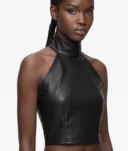 Haut À Encolure En Simili-cuir, , , Taille: Xs - KL Jeans - Modalova