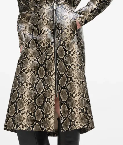 Jupe Midi En Faux Python, , , Taille: 38 - Karl Lagerfeld - Modalova