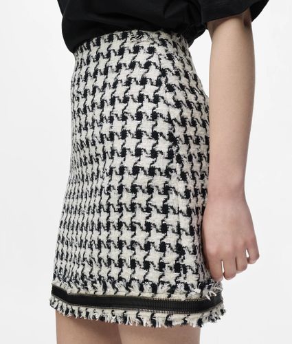 Mini-jupe Bouclé À Motif Pied--poule, , --, Taille: 38 - Karl Lagerfeld - Modalova