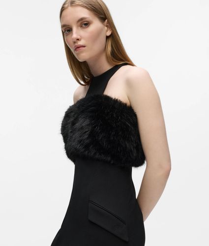 Robe Garnie En Fausse Fourrure, , , Taille: 38 - Karl Lagerfeld - Modalova