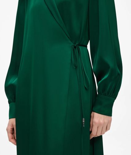 Robe Cache-cœur Au Fini Satiné, , , Taille: 38 - Karl Lagerfeld - Modalova