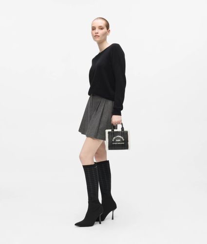 Mini Sac En Toile Rue St-guillaume En Fausse Peau De Mouton, , , Taille: One Size - Karl Lagerfeld - Modalova