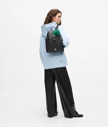 Sac À Dos Ikon Pebble Avec Breloque, , , Taille: One Size - Karl Lagerfeld - Modalova