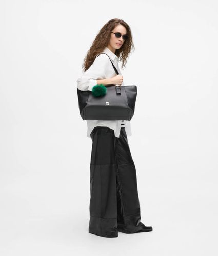 Grand Sac En Toile Ikon Pebble Avec Breloque, , , Taille: One Size - Karl Lagerfeld - Modalova