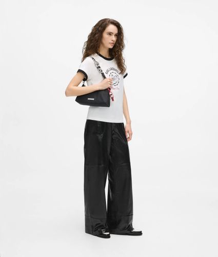 Sac Porté Épaule Ikon En Nylon Avec Breloque, , , Taille: One Size - Karl Lagerfeld - Modalova