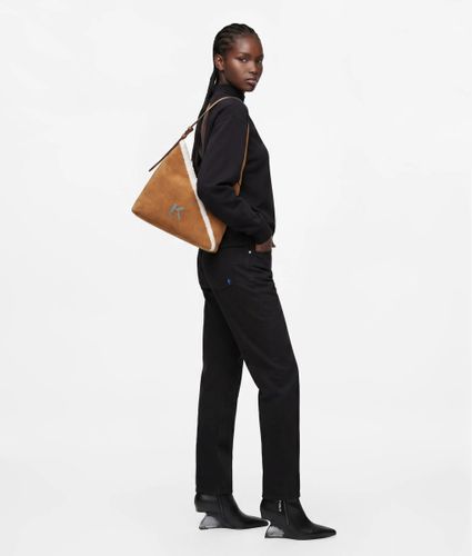 Petit Sac Cabas Geo En Daim, , , Taille: One Size - KL Jeans - Modalova
