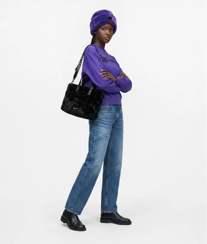 Mini-sac Cabas En Fausse Fourrure À Logo Encadré, , , Taille: One Size - KL Jeans - Modalova