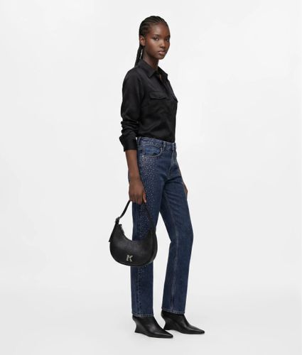 Sac Demi-lune Avec Logo K, , , Taille: One Size - KL Jeans - Modalova