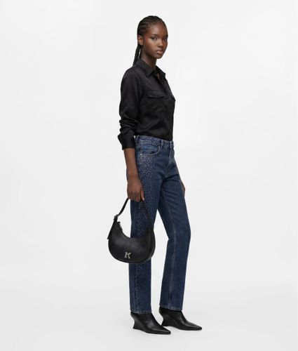 Sac Demi-lune Avec Logo K, , , Taille: One Size - KL Jeans - Modalova