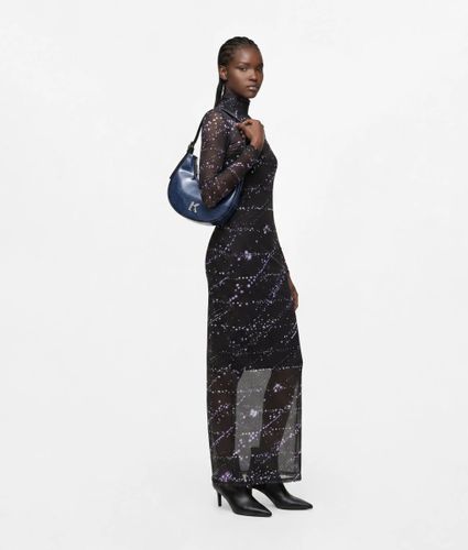 Sac Porté Épaule Demi-lune En Denim Avec Logo K, , , Taille: One Size - KL Jeans - Modalova