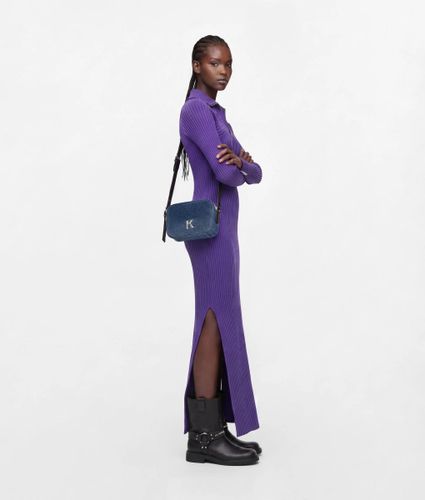 Sac Caméra En Denim À Logo K, , , Taille: One Size - KL Jeans - Modalova