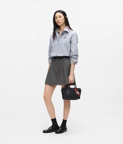 Sac En Toile Ikon En Nylon Avec Petite Breloque, , , Taille: One Size - Karl Lagerfeld - Modalova