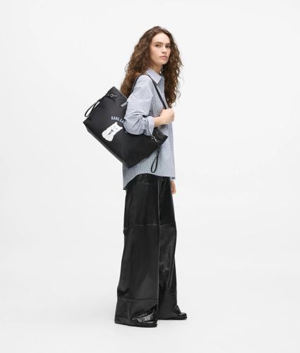 Sac En Toile Ikon Choupette, , , Taille: One Size - Karl Lagerfeld - Modalova