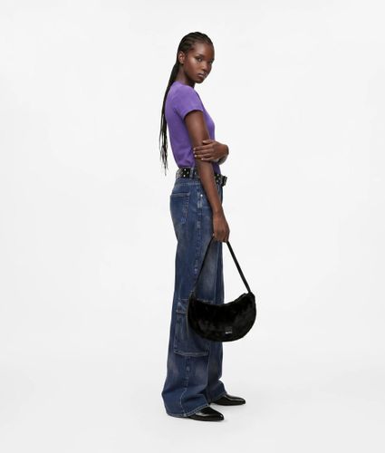 Sacoche À Bandoulière En Fausse Fourrure Avec Logo Encadré, , , Taille: One Size - KL Jeans - Modalova