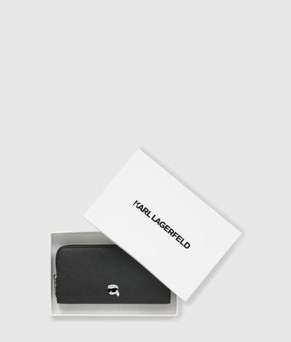 Portefeuille Continental Ikon Galet, , , Taille: One Size - Karl Lagerfeld - Modalova