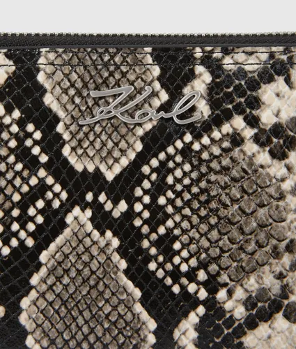 Pochette De Voyage K/signature En Python, , , Taille: One Size - Karl Lagerfeld - Modalova