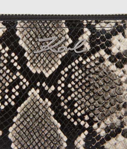 Pochette De Voyage K/signature En Python, , , Taille: One Size - Karl Lagerfeld - Modalova