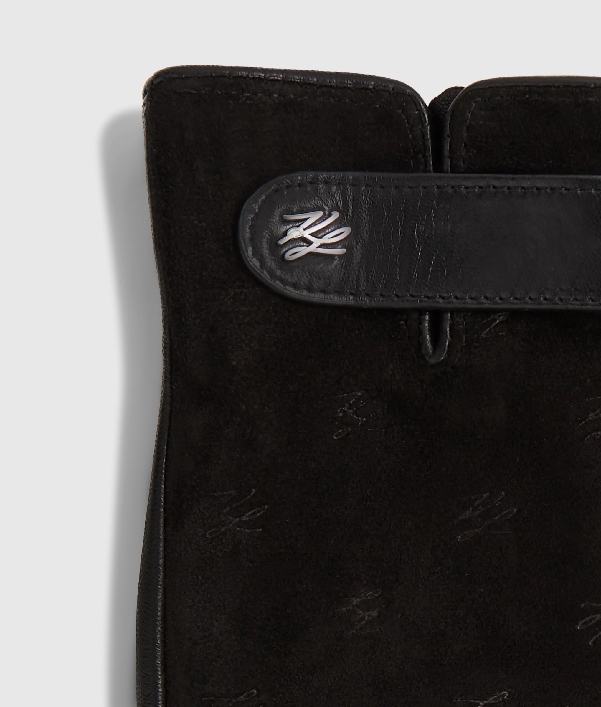 Gants En Daim K/autograph, , , Taille: S - Karl Lagerfeld - Modalova