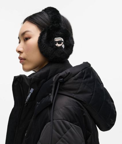 Cache-oreilles En Fausse Fourrure Ikon, , , Taille: One Size - Karl Lagerfeld - Modalova