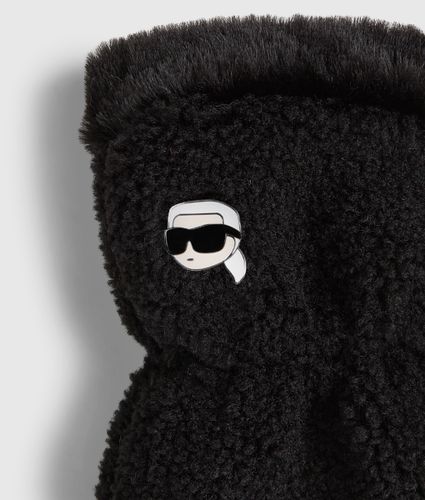 Mitaines En Fausse Fourrure Ikon, , , Taille: S/m - Karl Lagerfeld - Modalova