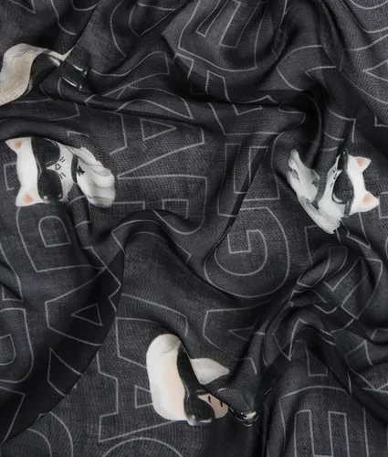 Écharpe Ikon En Mélange De Modal, , , Taille: One Size - Karl Lagerfeld - Modalova